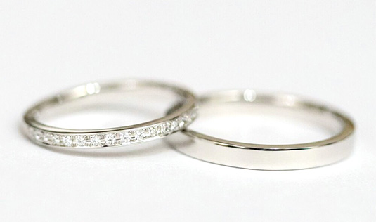 結婚指輪ハーフエタニティの人気ランキング