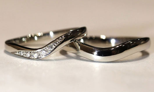 結婚指輪V字ラインの人気ランキング
