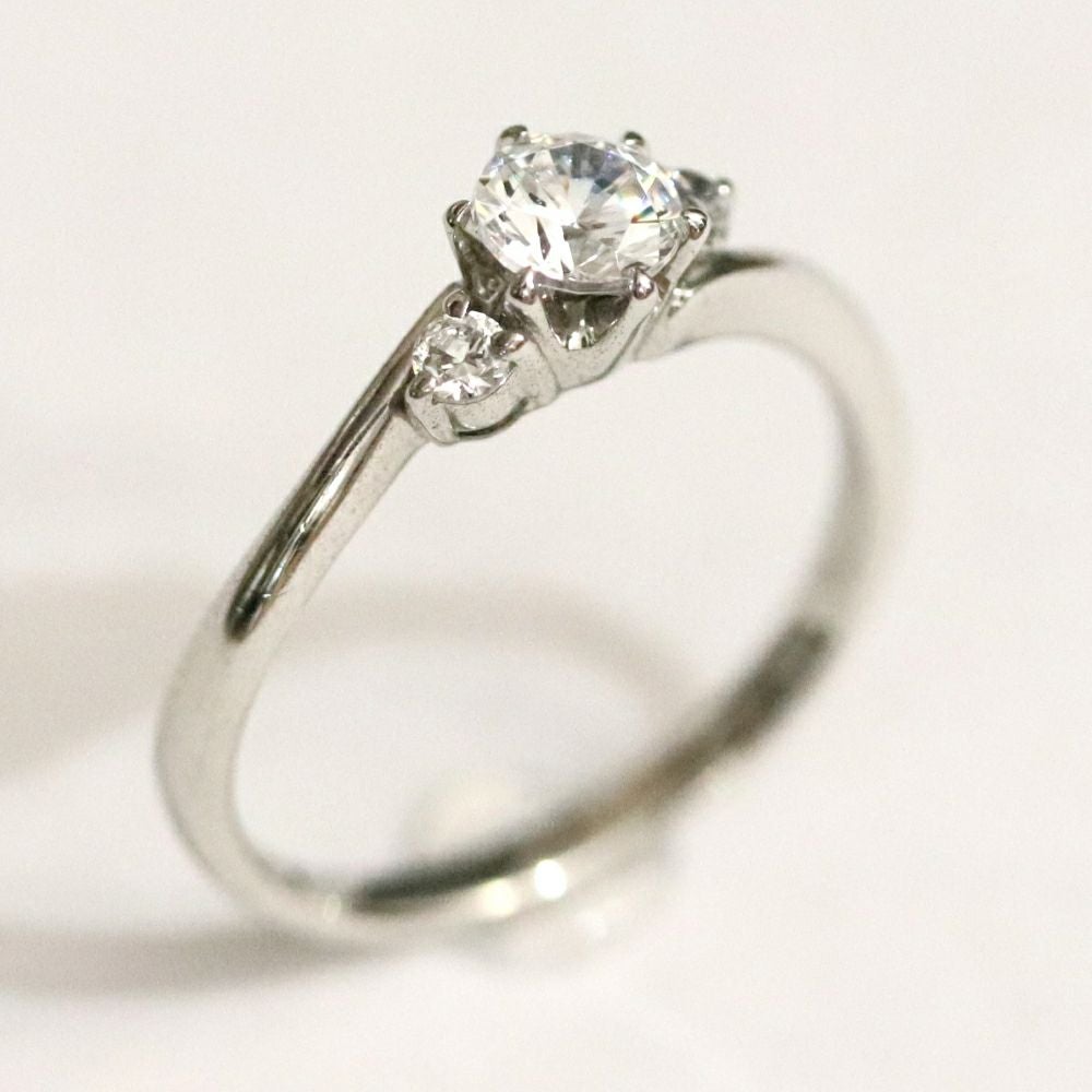 婚約指輪ジュエリーリフォームｒｆｋ0496cｔ030ｐｔ斜め