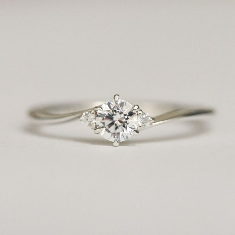 ダイヤモンド婚約指輪枠erk1205ct030pt正面