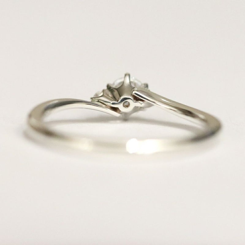 ダイヤモンド婚約指輪枠erk1205ct030pt裏面