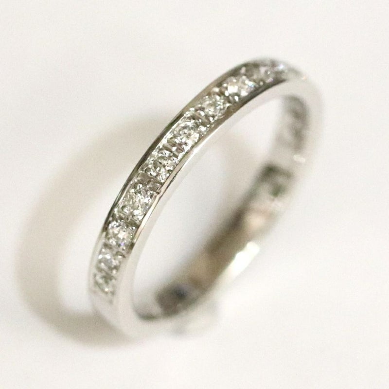 結婚指輪ハーフエタニティｍｒｓ010ｐｔｍｒｓ009ｐｔレディス斜め