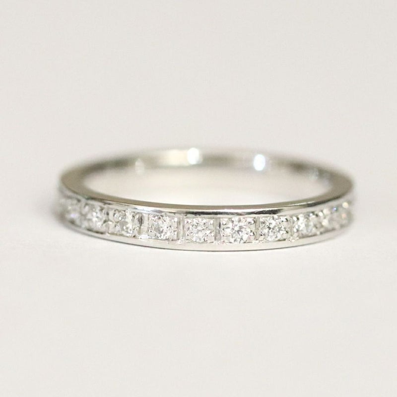 結婚指輪ハーフエタニティｍｒｓ010ｐｔｍｒｓ009ｐｔレディス正面