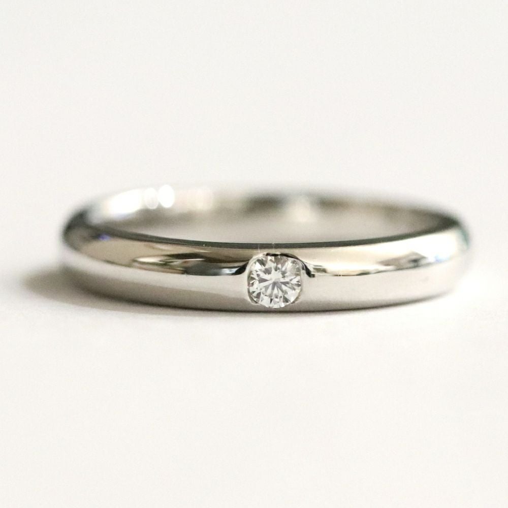 結婚指輪ストレートラインｍｒｓ014ｐｔｍｒｓ013ｐｔレディス正面