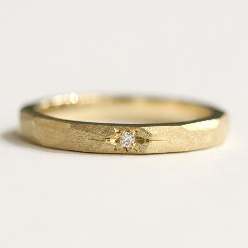 結婚指輪ストレートラインｍｒｓ059k18ｍｒｓ058ｐｔレディス正面