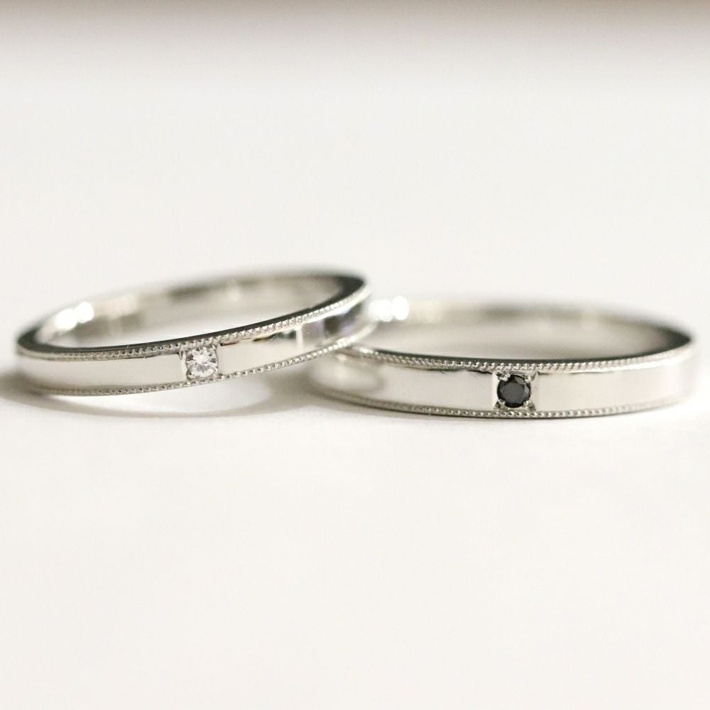 結婚指輪ストレートラインｍｒｓ042ｐｔｍｒｓ041ｐｔペア