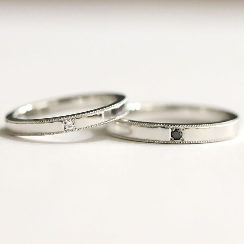 結婚指輪ストレートラインｍｒｓ042ｐｔｍｒｓ041ｐｔペア