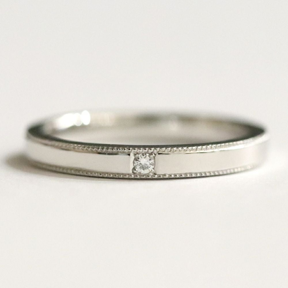 結婚指輪ストレートラインｍｒｓ042ｐｔｍｒｓ041ｐｔレディス正面