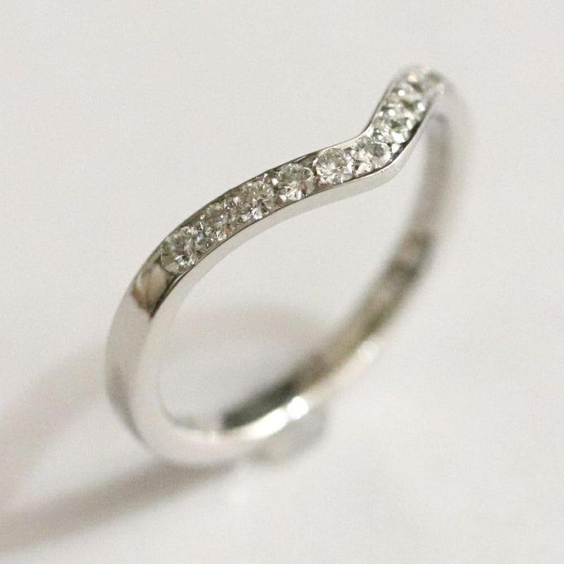 結婚指輪V字ラインｍｒｓ046ｐｔｓ045ｔレディス斜め
